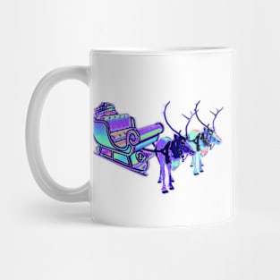 Happy HoloDaze Reindeer and sleigh Mug